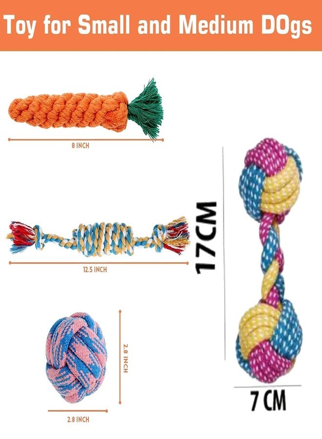 Agirav Tail Dog Toys + Dog Chew Toys + Puppy Teething Toys + Rope Toys + Dog Toys for Small to Medium Dog Toys + Dog Toy Pack(Pack of 5) - Image 4